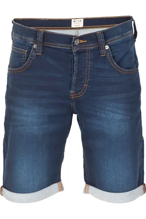 Mustang Heren Short Broeken Chicago Real X regular/straight Fit Blauw W 31 Volwassenen Korte Jeans Broek Bermuda
