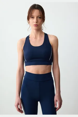 Jimmy Key Slim Fit U-Hals Korte Gebreide Bralettes