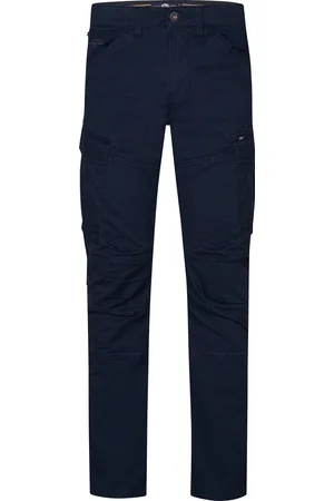 Petrol Industries Heren Cargo Broek Shellfront - Blauw
