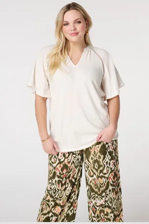 MS Mode Top Top met broderie details