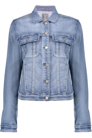 Geisha Jas Jeans Jacket 55002 10 Mid Blue Denim Dames
