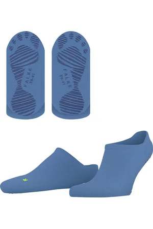 Falke Cool Kick anatomische pluche zool materiaal sneakersokken unisex blauw