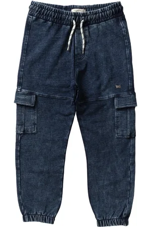 Your Wishes Knitted Denim | Cargo Jogger | Joggingbroek jongens |