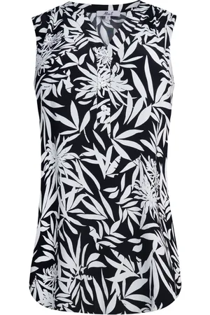 Miss Etam Dames Blouse print zwart - Regulier