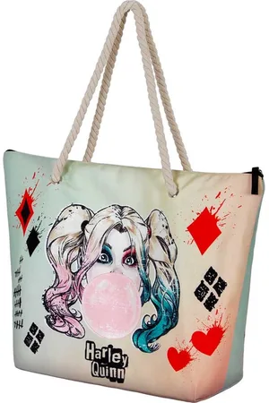 KARACTERMANIA DC Comics - Harley Quinn Mad Love - Strandtas met Rits- Boodschappentas