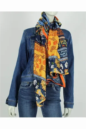 Merkloos Sjaal Sumire - Navy - 90 x 190 cm