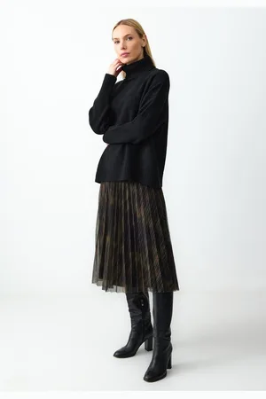 Jimmy Key Multicolor Geplooide Midi-Rok