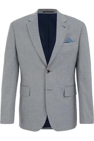 WE Fashion Heren blazer met micropatroon