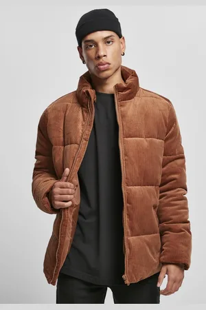 Urban classics Jacke Boxy Corduroy Puffer Jacket Toffee-M