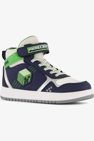 Minecraft Hoge jongens sneakers groen