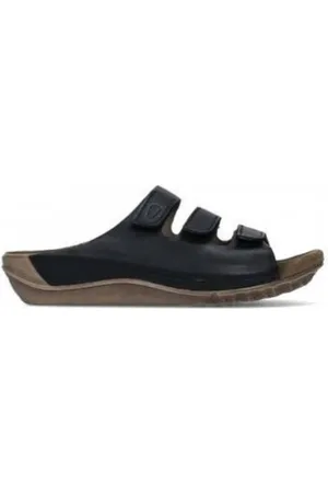 Wolky Dames Slipper Nomad - 0053250-000 Zwart