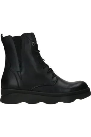 Wolky Zwarte Veterboots Akita Savana