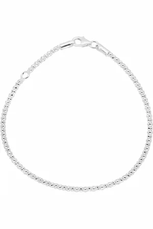 Glow Armband - zilver - Popcorn - 2.2 mm - 19 cm