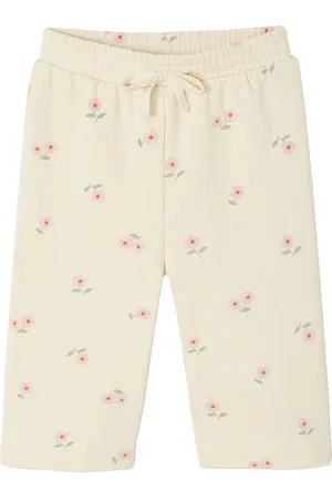 Vertbaudet Babybroek met grote bloemmotieven