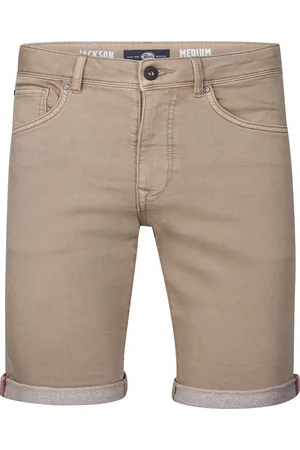 Petrol Industries Heren Jackson Gekleurde Denim Short Coconut -