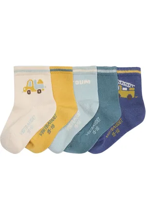 Vertbaudet Set van 5 paar "vroem" babysokken