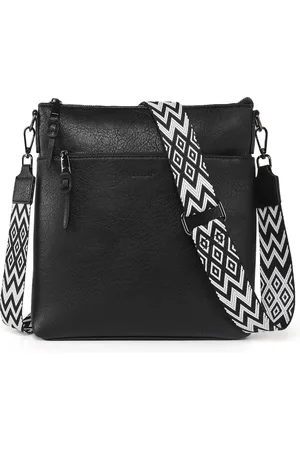 TAN.TOMI Dames Schoudertassen - Schoudertas Middelgrote - Crossbody Tas - Crossbodytassen voor Dames met Verstelbare - Afneembare Brede Band