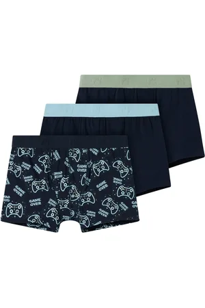 NAME IT NKMBOXER 3P SAPPHIRE GAME NOOS Jongens Onderbroek