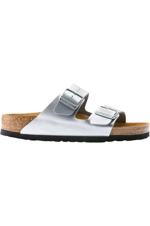 Birkenstock Arizona BS Slippers - Silver - Regular Fit