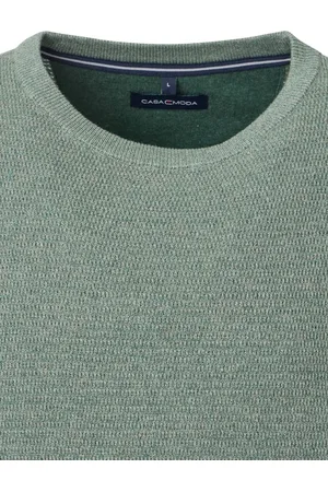 Casa Moda Heren Trui Katoen Met Ronde Hals 454382600-369 - L