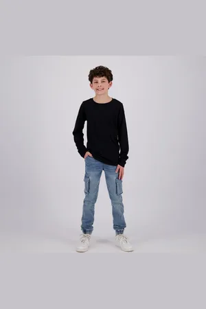 Raizzed Jongens longsleeve Deep Black Regular