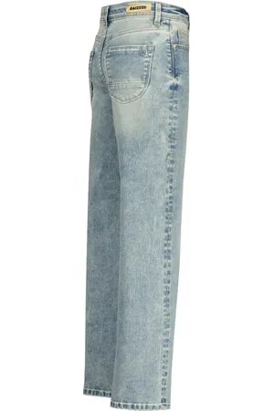 Raizzed Meisjes spijkerbroek Mississippi Light Blue Stone Wide leg