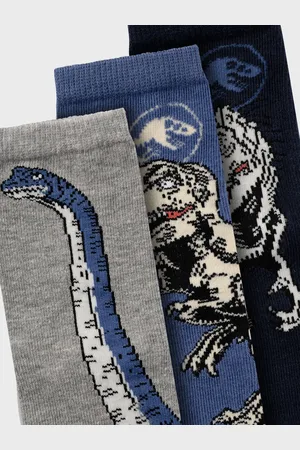 NAME IT NMMNOUR JURASSIC 3PK SOCK SKY - Jongens - Sokken
