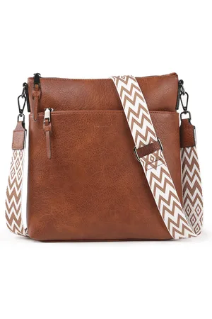 TAN.TOMI Dames Schoudertassen - Schoudertas Middelgrote - Crossbody Tas - Crossbodytassen voor Dames met Verstelbare - Afneembare Brede Band