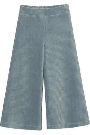 Vertbaudet Wijde, fluwelen broek voor meisjes