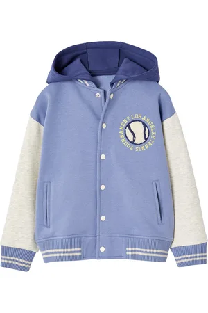 Vertbaudet Fleece jongenshoodie in Teddy stijl
