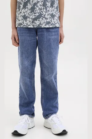 JACK & JONES Jack&Jones jongens spijkerbroek CLARK Blue Denim Regular Fit