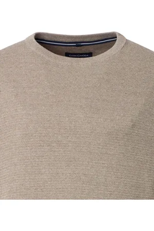 Casa Moda Heren Trui Katoen Met Ronde Hals 454382600-624 - S