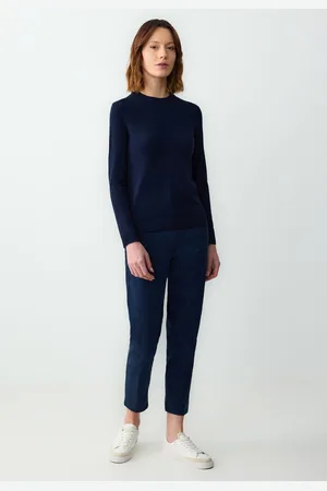 Jimmy Key Donkerblauwe Geweven Broek