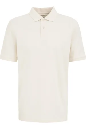 WE Fashion Heren Polo met structuur