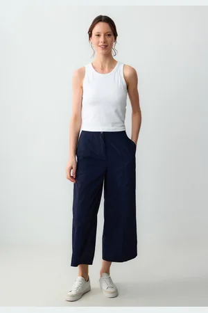 Jimmy Key Donkerblauwe Geweven Broek