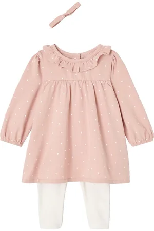 Vertbaudet Babyset jurk + legging + haarband