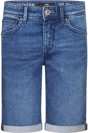 Petrol Industries Jongens Jackson Stretch Denim Short Valencia - Lichtblauw