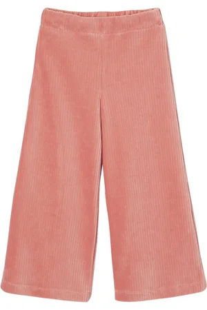 Vertbaudet Wijde, fluwelen broek voor meisjes