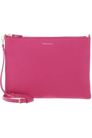 Coccinelle Leren Schoudertas Best Crossbody Bag Paars