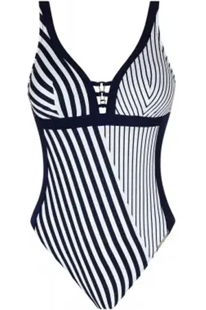 Lise Charmel Badpak met steun elastiek rayure en ligne FR 95E (EU 80E)
