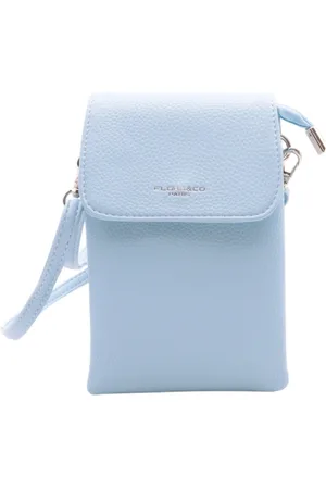 Flora & CO Flora&Co - Paris - Handig Crossbody hand/telefoontasje voor mobiel - gsm - blauw