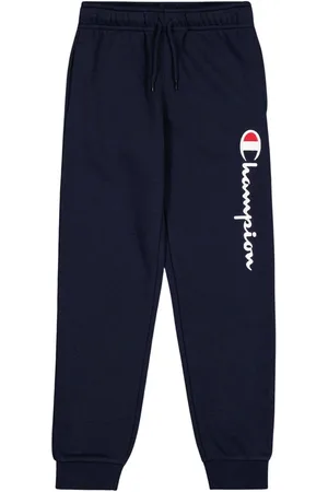 Champion Big Logo Fleece Rib Cuff Joggingbroek Junior