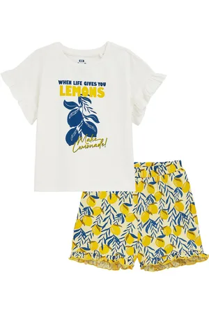 WE Fashion Meisjes pyjama met dessin