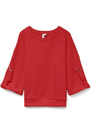VERO MODA VMBOLDA 3/4 O-NECK SWEAT JRS BTQ GA - Dames - Sweaters