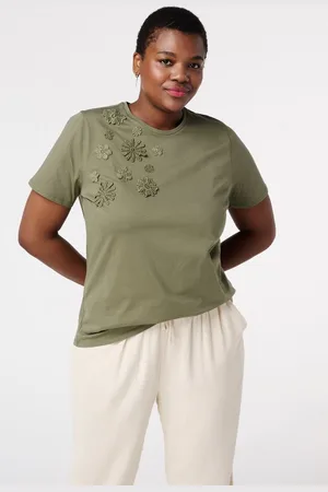 MS Mode T-shirt T-shirt met bloemen