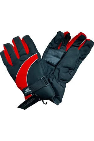 Cubus Handschoen -20 water-proof rood/zwart