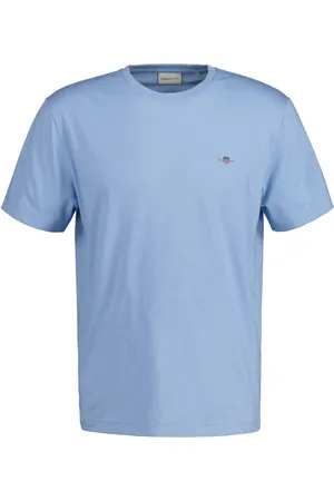 GANT T-shirt Shield Logo Lichtblauw