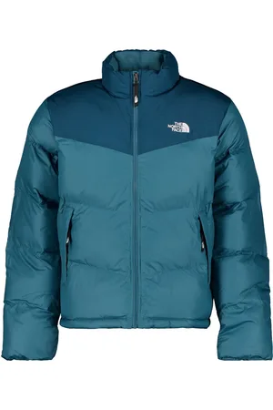 The North Face Gewatteerde heren winterjas blauw