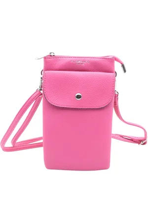 Flora & CO Flora&Co - Paris - Handig Crossbody hand/telefoontasje voor mobiel - gsm - roze