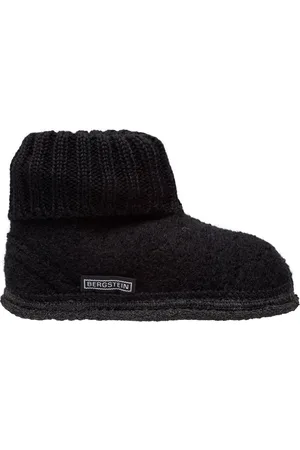 Bergstein Cozy Sloffen Unisex Junior - Black